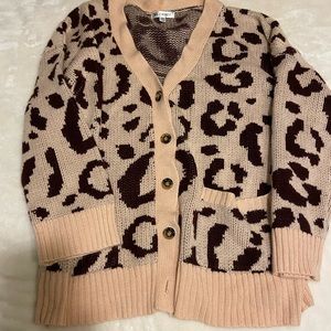 Cheetah Print Sweater
